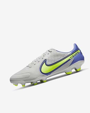 Nike Tiempo Legend 9 Pro FG Grises Azules | MX 5442